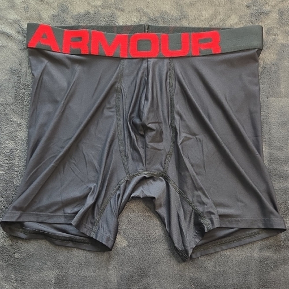 Under Armour Black Boxer Briefs Performance Fit